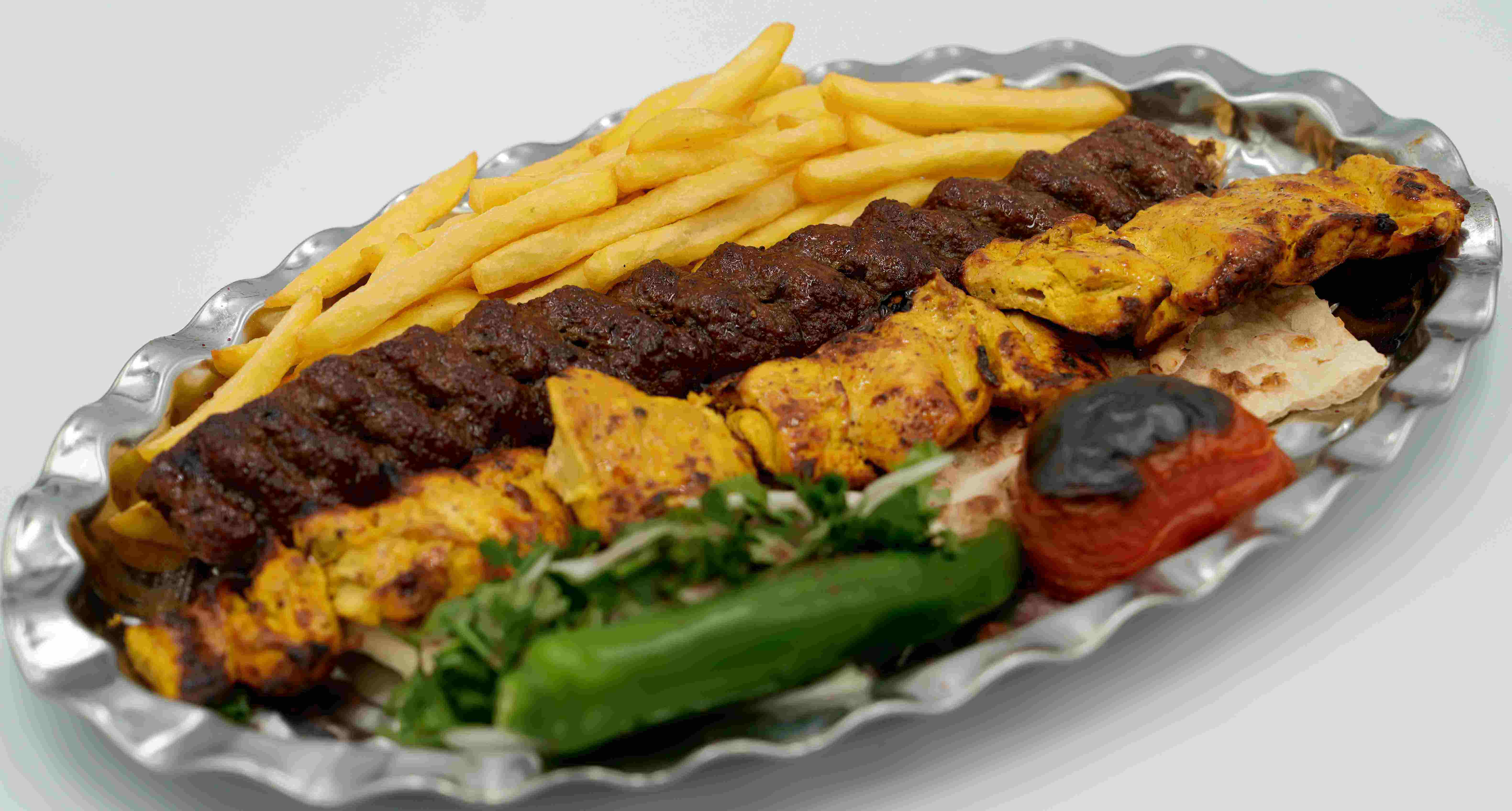 كباب وزيري مع بطاط