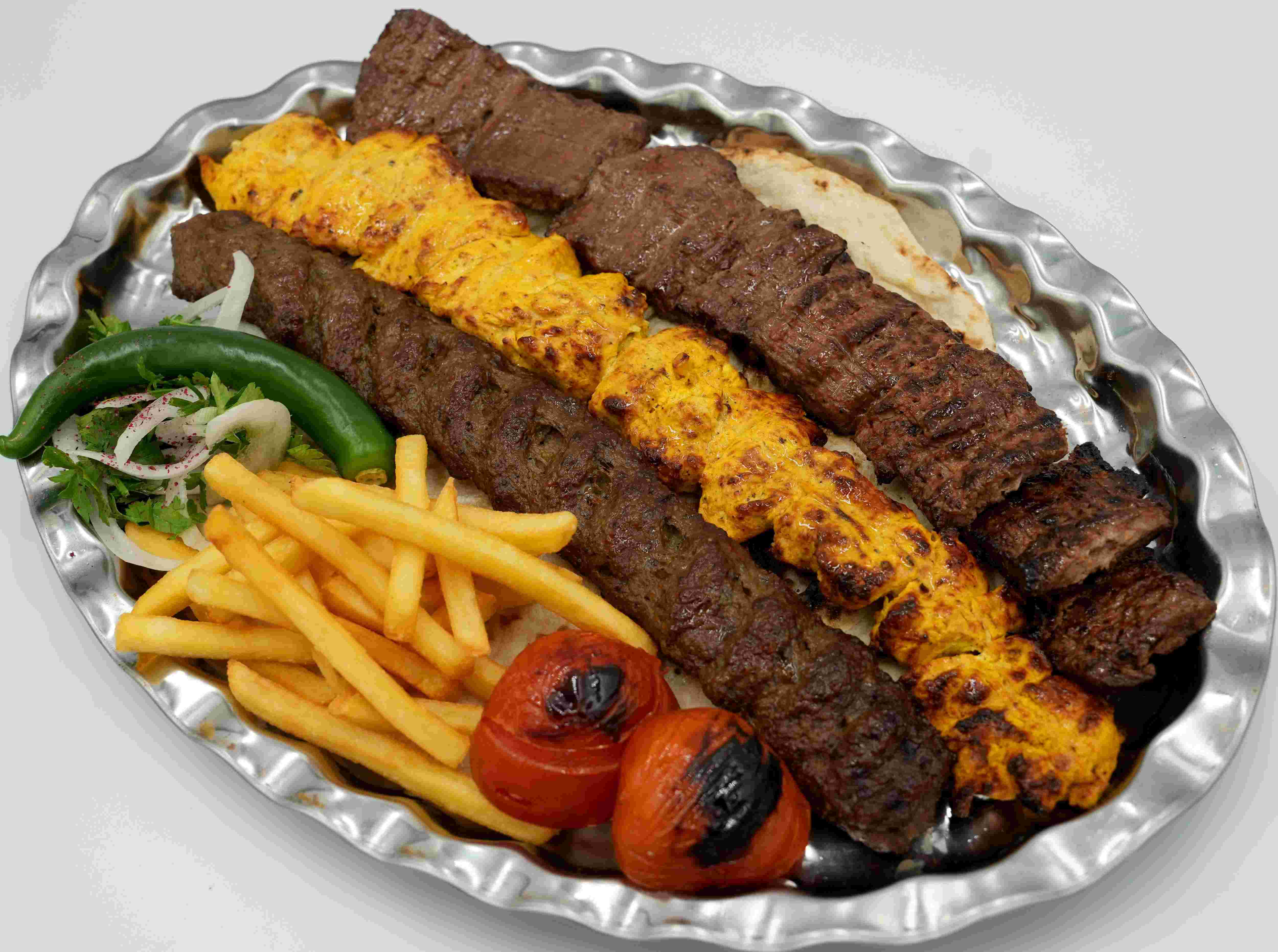 صينية شخصين مع بطاط